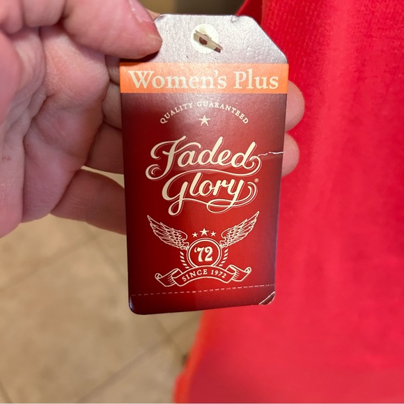 Women’s stud tank top. Orange - Picture 4 of 4